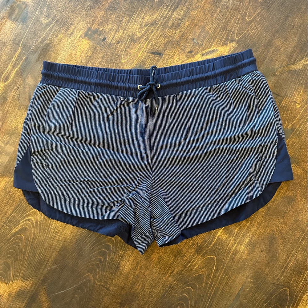 Athleta Linen Striped Shorts, 16💙